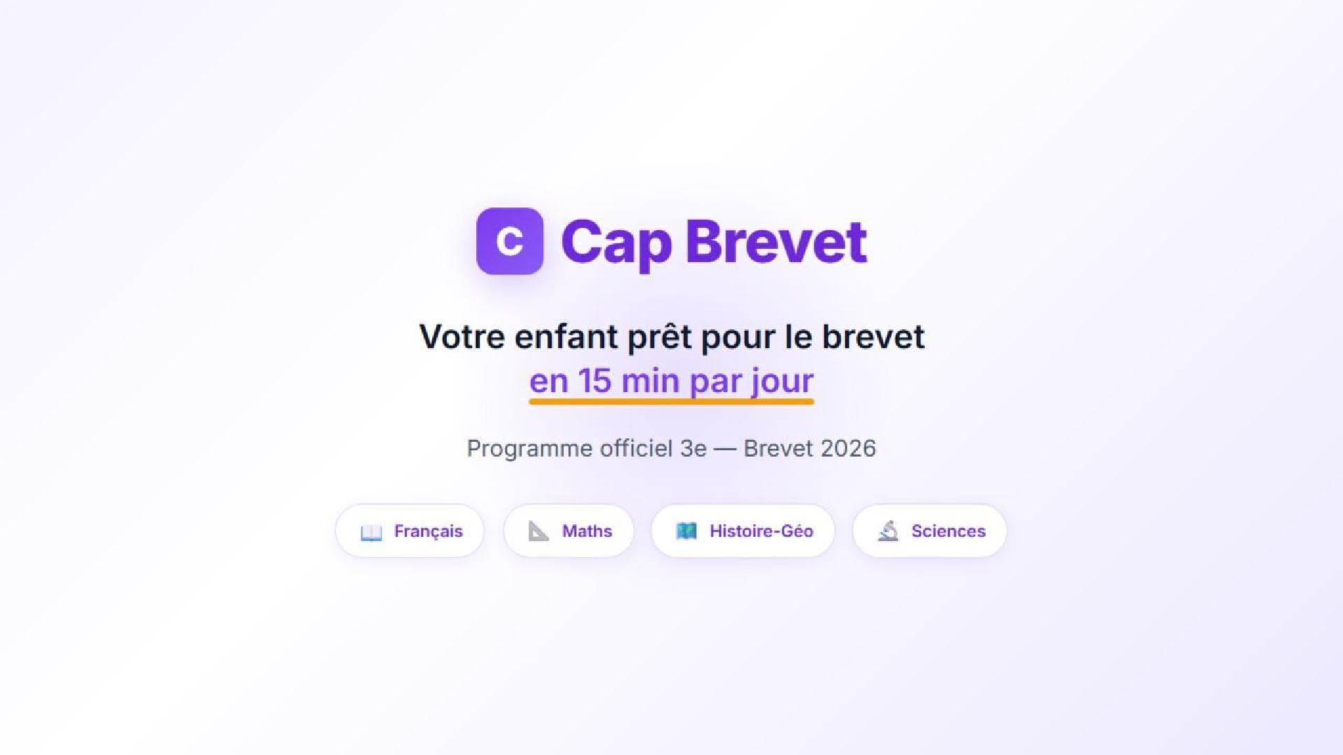 Apercu video Cap Brevet
